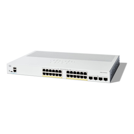 Cisco Catalyst 1300-24P-4X - Conmutador - L3 - Gestionado - 24 x 10/10