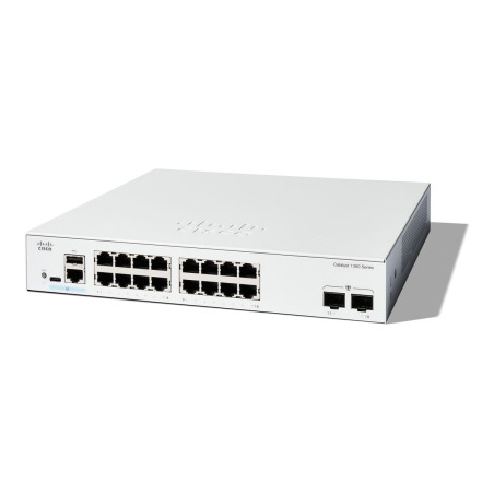 Cisco Catalyst 1300-16T-2G - Conmutador - L3 - Gestionado - | APLIUM