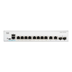 Cisco Catalyst 1300-8T-E-2G - Conmutador - L3 - Gestionado - 8 x 10/10