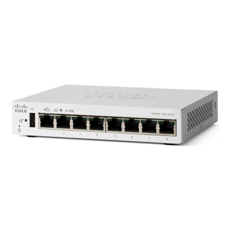 Conmutador - Gigabit Ethernet - L3 - inteligente - 8 x 10/100/1000 - s