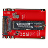 StarTech.com Adaptador M.2 a U.3 - Conversor de SSD M2 PCIe a U.3 de 2