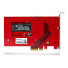 StarTech.com Adaptador M.2 a U.3 - Conversor de SSD M2 PCIe a U.3 de 2