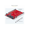StarTech.com Adaptador M.2 a U.3 - Conversor de SSD M2 PCIe a U.3 de 2