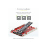 StarTech.com Adaptador M.2 a U.3 - Conversor de SSD M2 PCIe a U.3 de 2