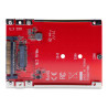 StarTech.com Adaptador M.2 a U.3 - Conversor de SSD M2 PCIe a U.3 de 2