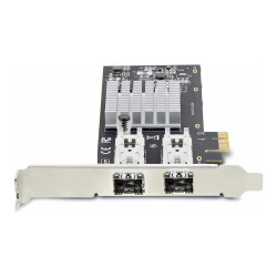 Startech Tarjeta PCIe de Red de Fibra Ethernet 1Gb SFP de 2 Puertos -