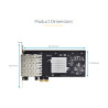 StarTech.com Tarjeta PCIe de Red de Fibra Ethernet 1Gb SFP de 4 Puerto