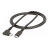 StarTech.com Cable 1m USB-C Resistente Acodado a la Derecha - USB Tipo
