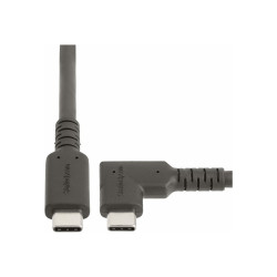 StarTech.com Cable 1m USB-C Resistente Acodado a la Derecha - USB Tipo