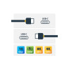 StarTech.com Cable 50cm USB-C Resistente Acodado a la Derecha - Tipo C