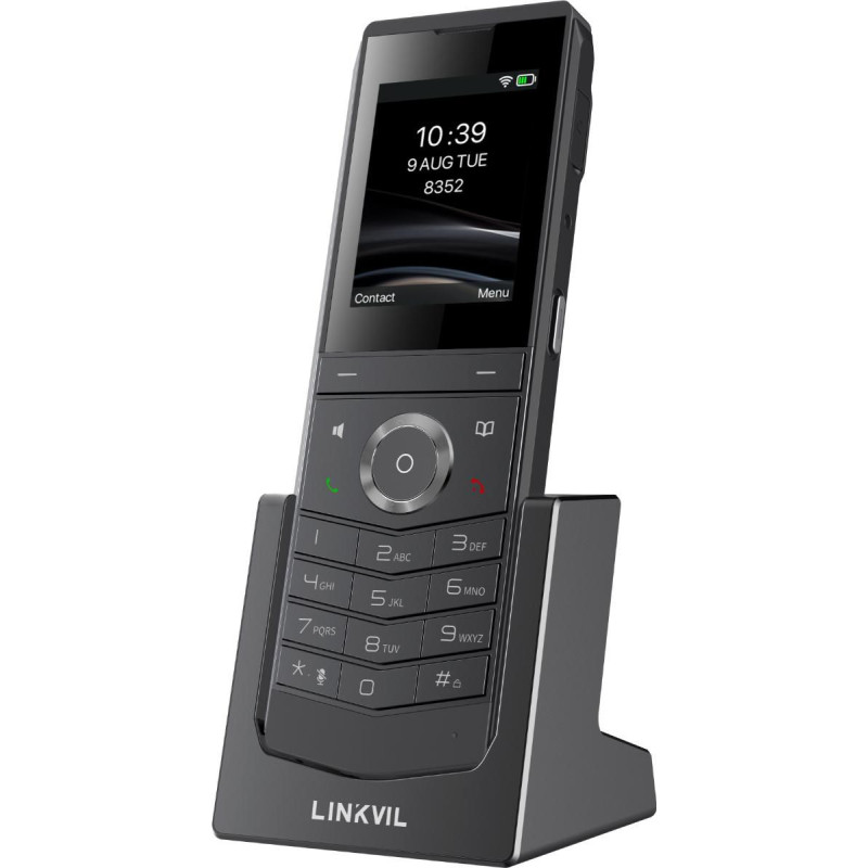 Ip Phone Black 4 Lines Lcd