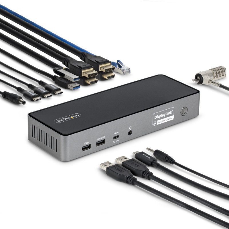 Triple-Monitor USB-C Dock 140W PD