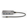 StarTech.com Hub Ladrón de 4 Puertos USB-C - 3x USB-A - 1x USB Tipo C