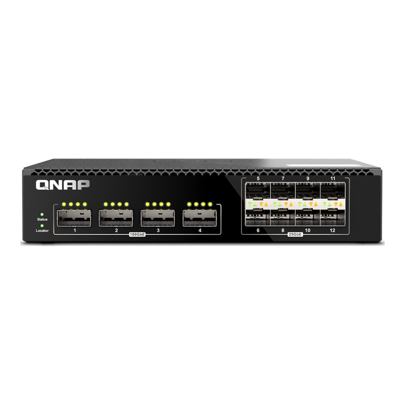 QNAP QSW-2104-2T-A - Conmutador - Gestionado - 4 x 100 Gigabit QSFP28