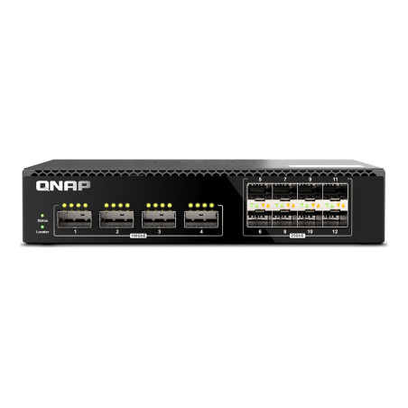 QNAP QSW-2104-2T-A - Conmutador - Gestionado - 4 x 100 Gigabit QSFP28