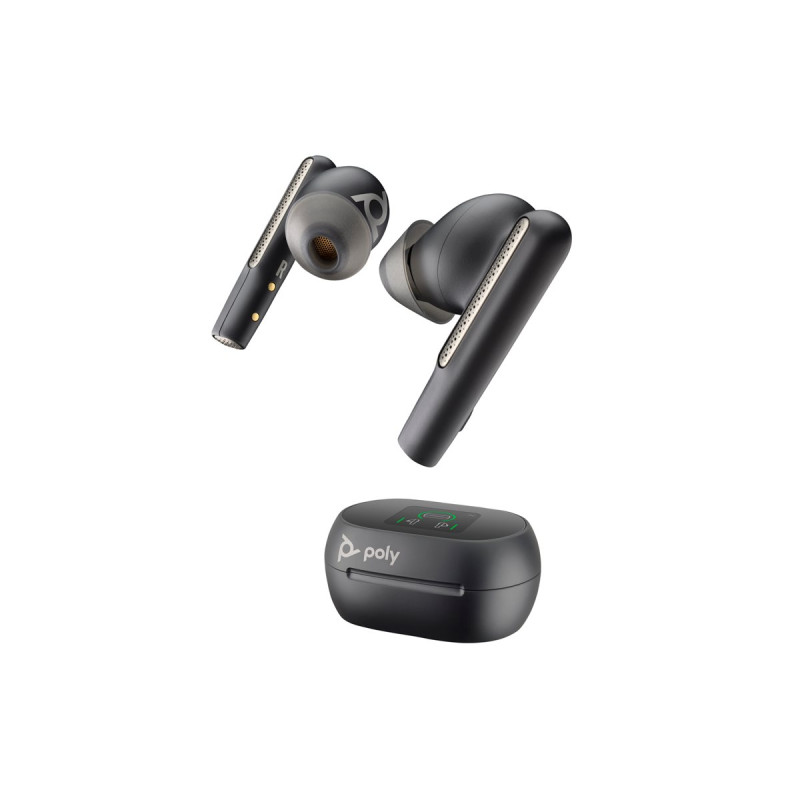 Voyager Free 60+ Uc W/TS Charge Case Usb-c Black Ww | APLIUM