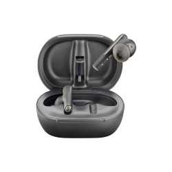 Voyager Free 60+ Uc W/TS Charge Case Usb-c Black Ww | APLIUM
