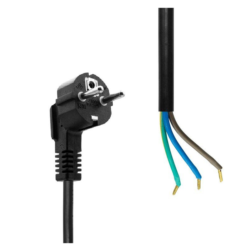 Schuko Open End power cord