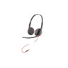 Poly Blackwire C3225 - Blackwire 3200 Series - auricular - en oreja -