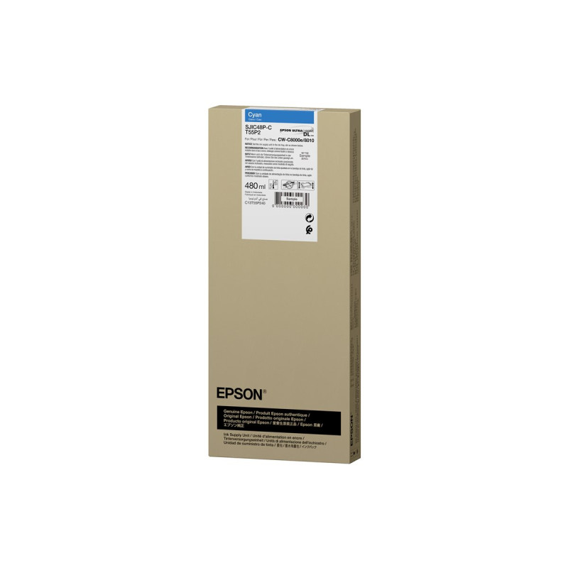 SJIC48P-C Ink Cartridge Cw C8000E Cyan | APLIUM