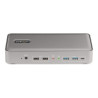 StarTech.com Docking Station KVM USB-C para 2 Portátiles - 2x DP 4K 60