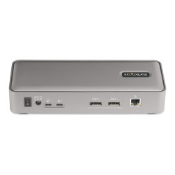 StarTech.com Docking Station KVM USB-C para 2 Portátiles - 2x DP 4K 60