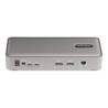 StarTech.com Docking Station KVM USB-C para 2 Portátiles - 2x DP 4K 60