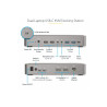 StarTech.com Docking Station KVM USB-C para 2 Portátiles - 2x DP 4K 60