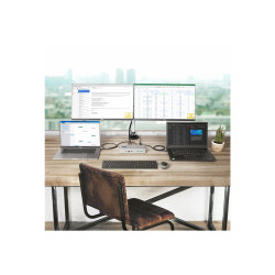 StarTech.com Docking Station KVM USB-C para 2 Portátiles - 2x DP 4K 60