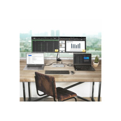 StarTech.com Docking Station KVM USB-C para 2 Portátiles - 2x DP 4K 60