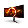AOC Gaming CU34G2XP/BK - Monitor LED - gaming - curvado - 34" - 3440 x