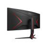 AOC Gaming CU34G2XP/BK - Monitor LED - gaming - curvado - 34" - 3440 x