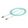 Cable De Fibra Multimodo LC/LC OM4 De 3M Con Pestillos | APLIUM