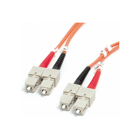 StarTech.com Cable de Fibra 2m - Multimodo Dúplex 62,5/125 LSZH - SC/S
