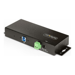 StarTech.com Hub USB Industrial de 7 Puertos Gestionado - Caja de Meta