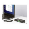 StarTech.com Hub USB Industrial de 7 Puertos Gestionado - Caja de Meta
