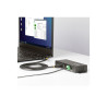 StarTech.com Hub USB Industrial de 7 Puertos Gestionado - Caja de Meta