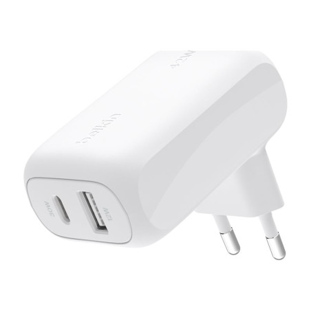 Belkin - Adaptador de corriente - 42 vatios - 3 A - PD 3.0 - 2 conecto