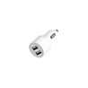 Car Charger 24W 2 X USB A 12W White