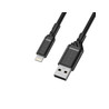 Cable USB A-Lightning 1M Black