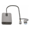 StarTech.com Adaptador Multipuertos USB-C/USB-A - HDMI Doble de 4K/108