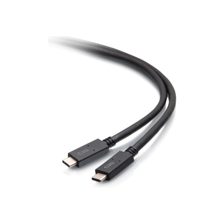 C2G 6.5ft (2m) USB-C Male to USB-C Male Cable (20V 3A) - USB 3.2 Gen 1