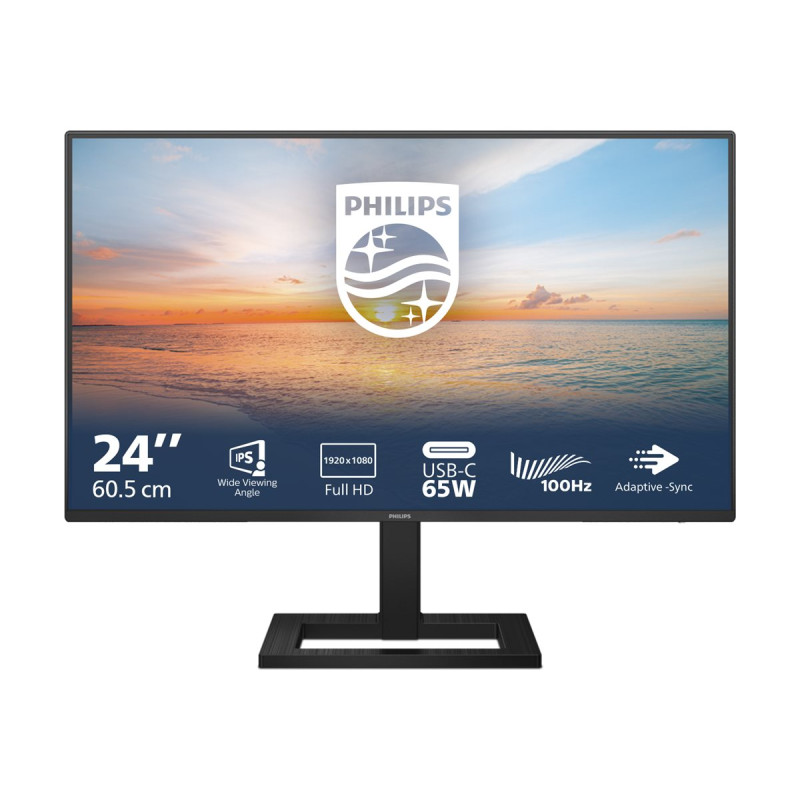 Monitor Profesional Philips 24E1N1300AE 23.8"/ Full HD/ Multimedia/ Re