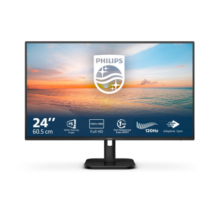 Monitor Profesional Philips 24E1N1100A 23.8"/ Full HD/ Multimedia/ Neg
