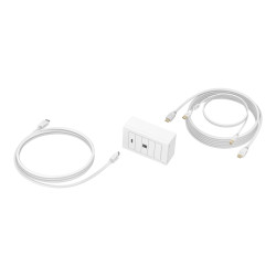 Paquete de placa frontal AV modular y cables - Cables de 5 metros - 4k