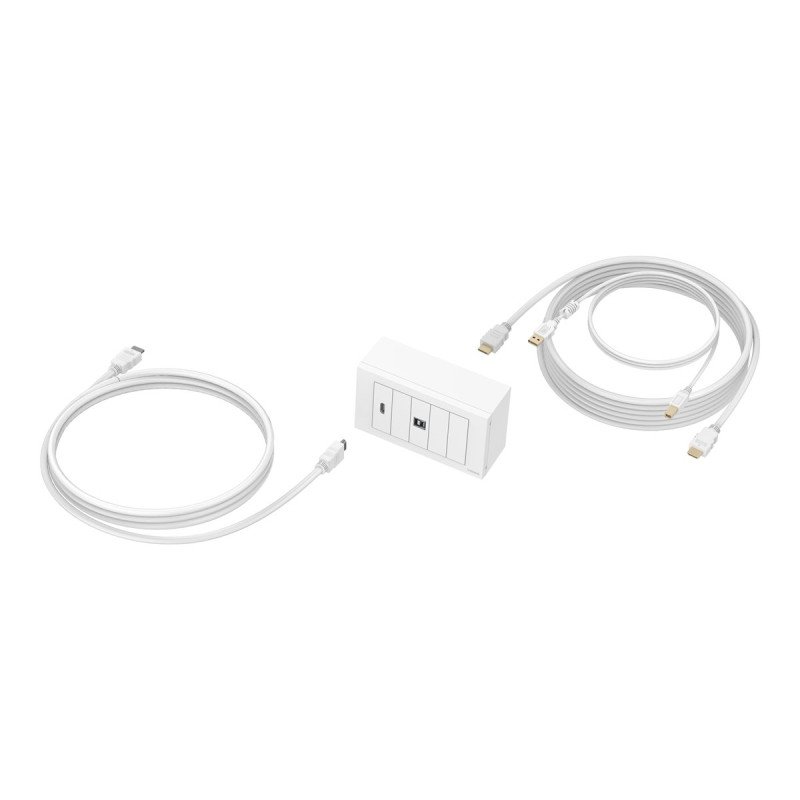 Paquete de placa frontal AV modular y cables - Cables de 5 metros - 4k