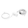 Paquete de placa frontal AV modular de 10 m y cables - 4k a 60 hz - pa