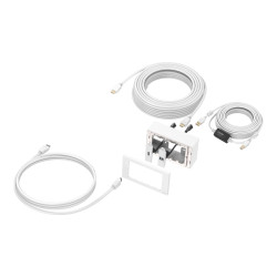 Paquete de placa frontal AV modular de 10 m y cables - 4k a 60 hz - pa