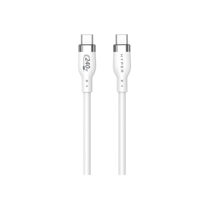 HyperJuice - Cable USB - USB-C (M) a USB-C (M) - USB 2.0 - 2 m - rango