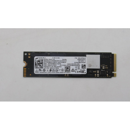 512GB M.2 PCIe NVMe QLC SSD